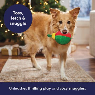 Show full view: Frisco Holiday Ornament Plush Squeaky Dog Toy, Medium/Large slide 5 of 10