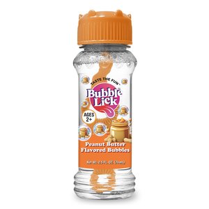 Bubble Lick Peanut Butter Flavored Bubbles Dog Toy, 2.5-fl oz bottle
