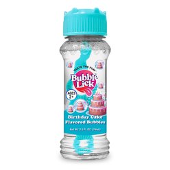 Bubble Lick Birthday Cake Flavored Bubbles Dog Toy, 2.5-fl oz bottle slide 1 of 5