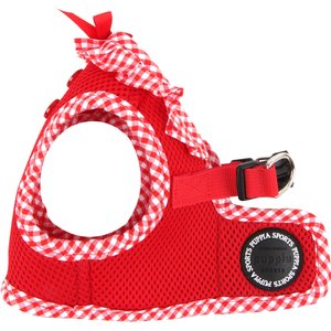 Puppia Vivien Step-In No-Pull Dog Harness, Red, Large