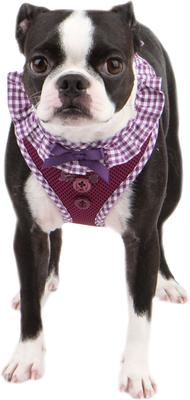 Show full view: Puppia Vivien Step-In No-Pull Dog Harness, Purple, Medium slide 4 of 5