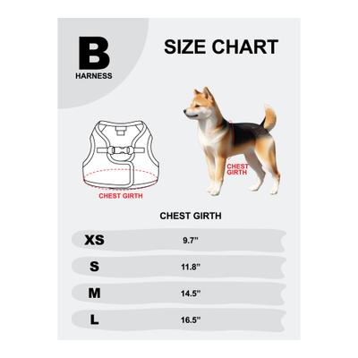 Show full view: Puppia Vivien Step-In No-Pull Dog Harness, Red, Large slide 6 of 6