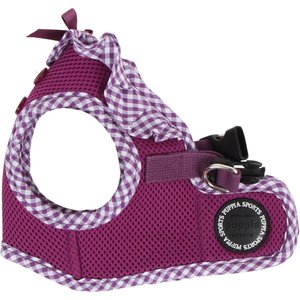 Puppia Vivien Step-In No-Pull Dog Harness, Purple, Medium