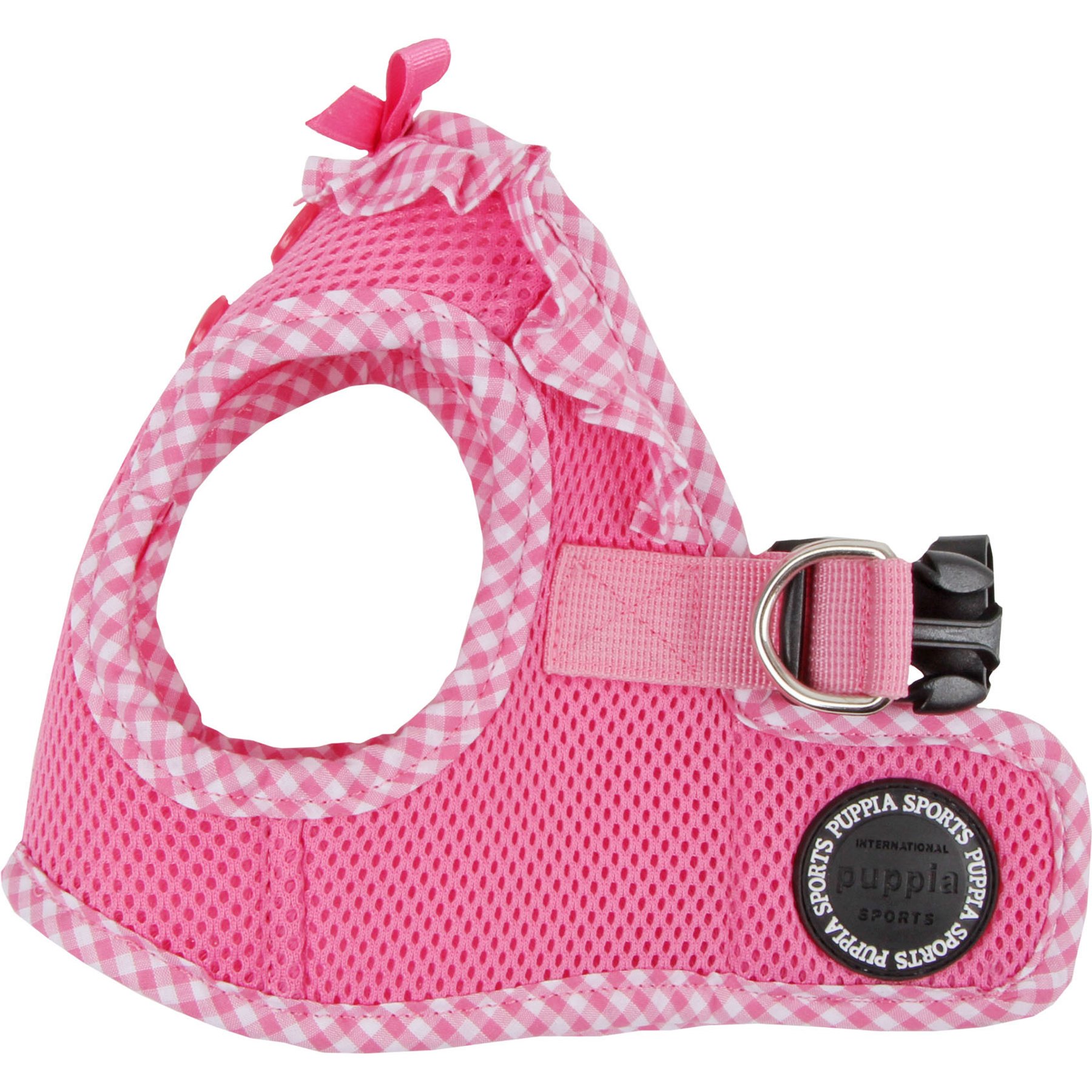 Puppia Vivien Step-In No-Pull Dog Harness, Pink, Medium