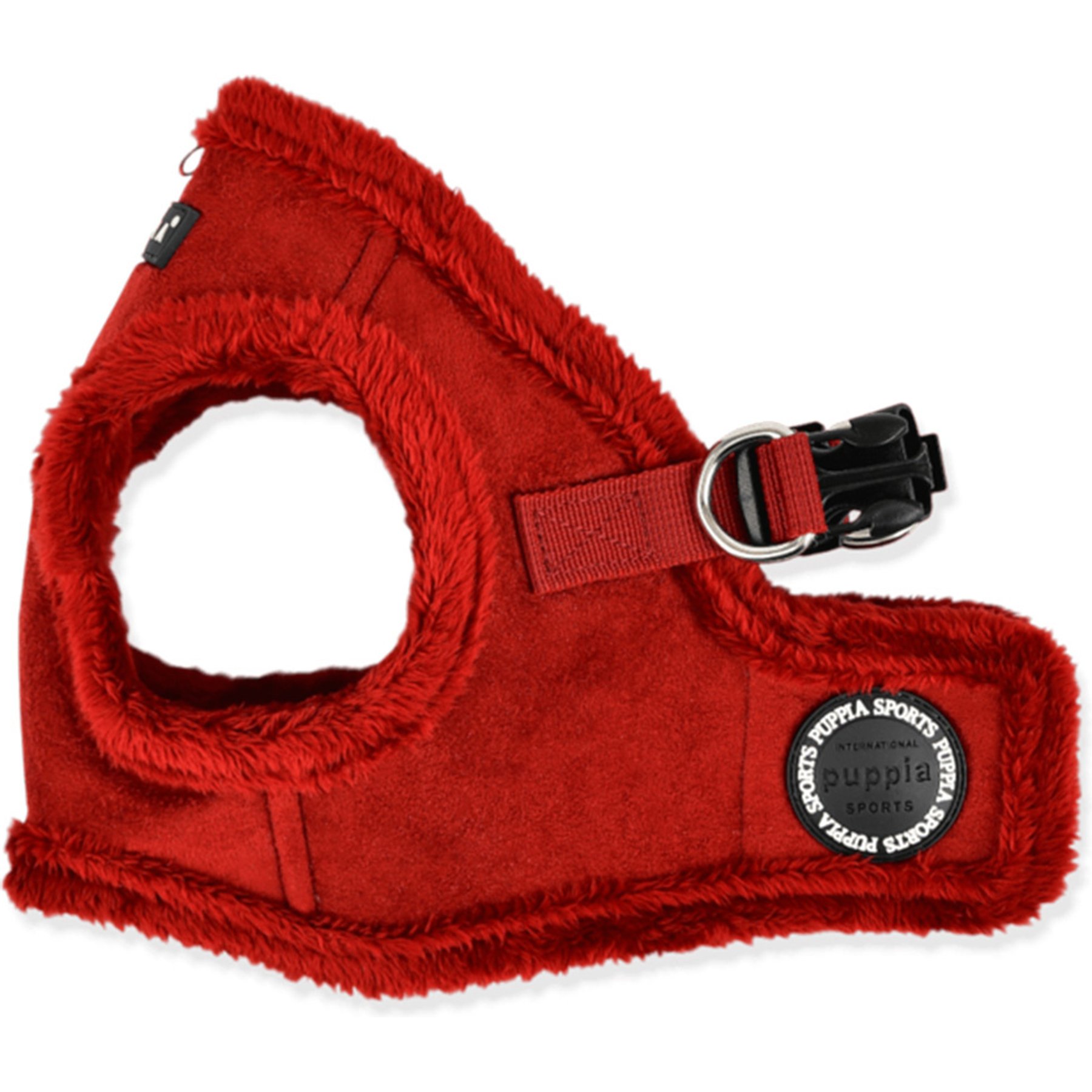 Puppia Terry Step-In No-Pull Dog Harness, Wine, Small