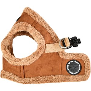Puppia Terry Step-In No-Pull Dog Harness, Brown, Small