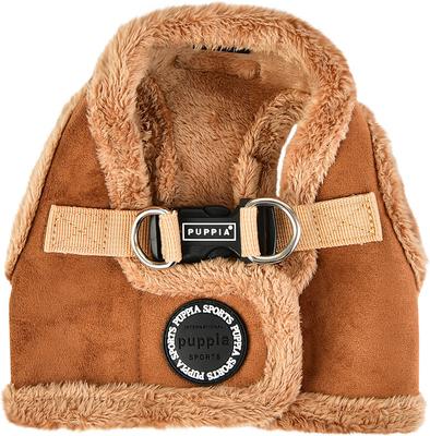 Show full view: Puppia Terry Step-In No-Pull Dog Harness, Brown, Medium slide 2 of 5