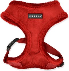 Puppia Terry Over-The-Head Adjustable No-Pull Dog Harness, Wine, X-Large