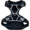 Show in main carousel: Puppia Terry H Suede Adjustable No-Pull Dog Harness, Black, Small slide 4 of 6