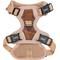 Show in main carousel: Puppia Terry H Suede Adjustable No-Pull Dog Harness, Beige, Large slide 3 of 5