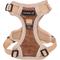 Show in main carousel: Puppia Terry H Suede Adjustable No-Pull Dog Harness, Beige, Large slide 2 of 5