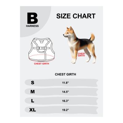 Show full view: Puppia Amatus Vest B Step-In No-Pull Dog Harness, Black, Medium slide 5 of 5