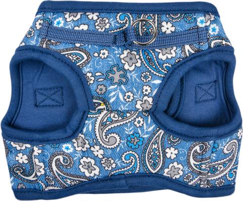 Show full view: Puppia Cynthia Vest B Step-In No-Pull Dog Harness, Blue, Large slide 3 of 5