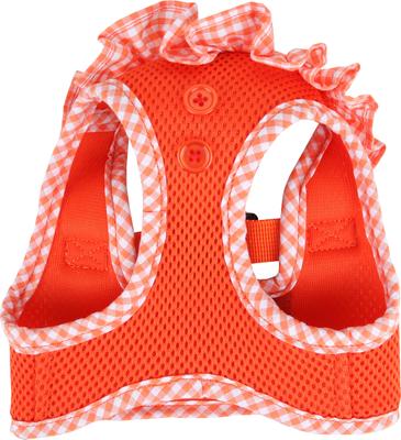 Show full view: Puppia Vivien Step-In No-Pull Dog Harness, Orange, X-Small slide 3 of 5