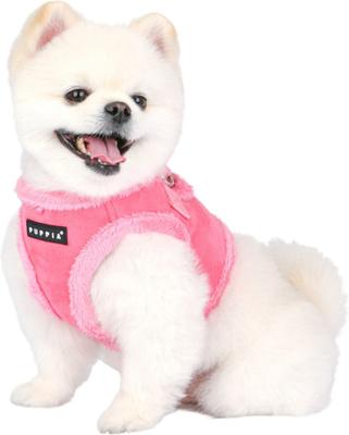 Show full view: Puppia Terry Step-In No-Pull Dog Harness, Pink, Large slide 4 of 5