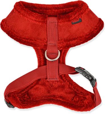 Show full view: Puppia Terry Over-The-Head Adjustable No-Pull Dog Harness, Wine, Medium slide 2 of 4