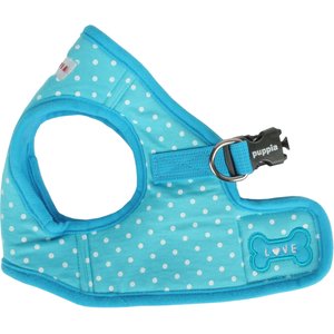 Puppia Dotty Step-In No-Pull Dog Harness, Sky Blue, Large