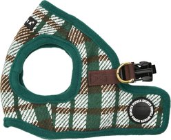 Puppia Festive Vest Step-In No-Pull Dog Harness, Green, Medium