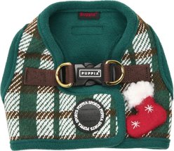 Puppia Festive Vest Step-In No-Pull Dog Harness, Green, Medium slide 2 of 5