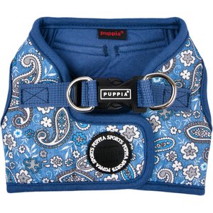 Puppia Cynthia Vest B Step-In No-Pull Dog Harness, Blue, Large