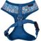 Show in main carousel: Puppia Cynthia A Over-The-Head Adjustable No-Pull Dog Harness, Blue, Medium slide 3 of 5