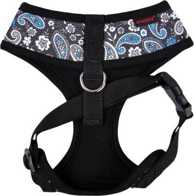 Show full view: Puppia Cynthia A Over-The-Head Adjustable No-Pull Dog Harness, Black, Medium slide 2 of 4