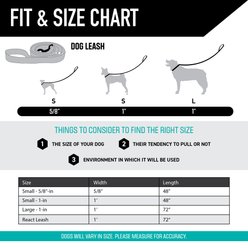 Wolfgang Heavy Duty Overland Dog Leash, Large: 6-ft long, 1-in wide slide 2 of 6