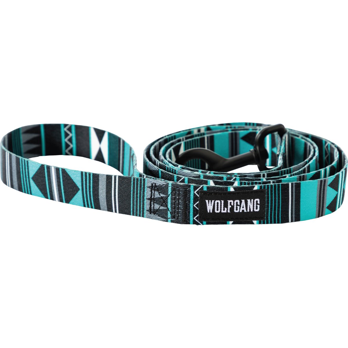 Wolfgang WesternSky Polyester Standard Dog Leash, 4-ft long, 5/8-in wide