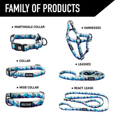 Show full view: Wolfgang RockyPeaks Polyester Standard Dog Leash, 6-ft long, 1-in wide slide 5 of 7