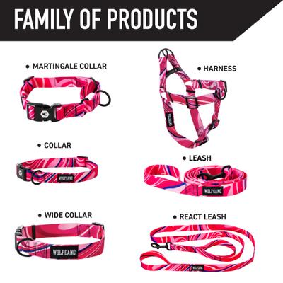 Show full view: Wolfgang MarbleSwirl Polyester Standard Dog Leash, 6-ft long, 1-in wide slide 5 of 7