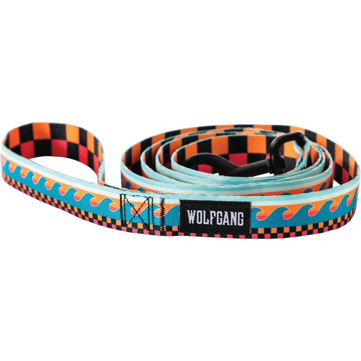 Wolfgang BuenaOnda Polyester Standard Dog Leash, 6-ft long, 1-in wide