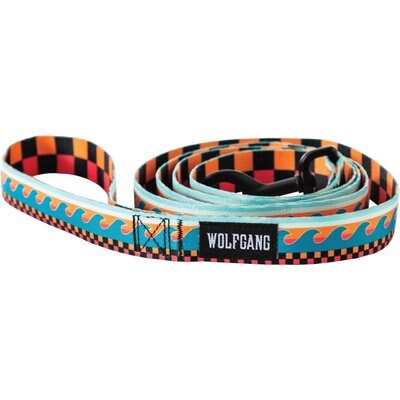 Wolfgang Wolfgang BuenaOnda Polyester Standard Dog Leash, 6-ft long, 1-in wide