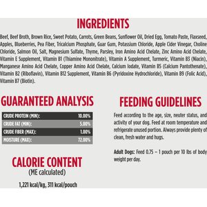 Nulo Gently-Cooked Meals Beef & Sweet Potato Recipe Wet Dog Food, 9-oz pouch, case of 8