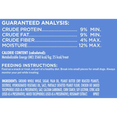 Show full view: Milk-Bone Dipped Biscuits Baked with Real Peanut Butter Dog Treats, 12-oz bag slide 9 of 12