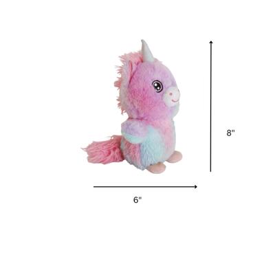 Show full view: SteelDog USA Big Eyed Unicorn Crinkle Plush Dog Toy slide 3 of 5