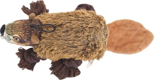 Show full view: SteelDog USA Ropers Beaver Squeaky Plush Dog Toy slide 2 of 6
