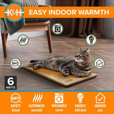 Show full view: K&H Pet Products Thermo-Kitty Mat, Mocha slide 6 of 13
