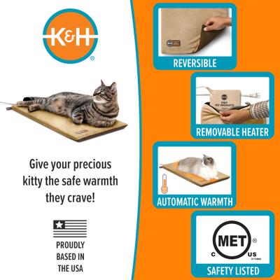 Show full view: K&H Pet Products Thermo-Kitty Mat, Mocha slide 5 of 13