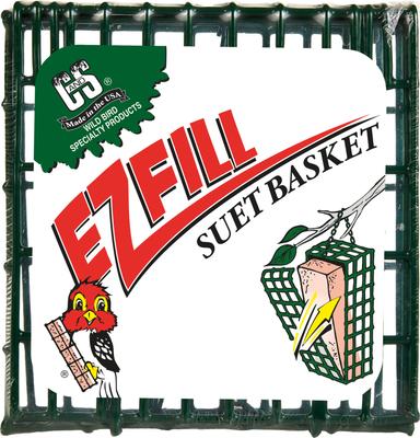Show full view: C&S Ez Fill Suet Basket Wild Bird Feeder slide 8 of 13
