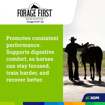 Show full view: ADM Forage First Gastric Support Gut Health Horse Supplement, 40-lb bag slide 7 of 8