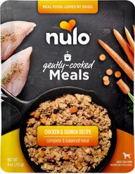 Nulo Gently-Cooked Meals Chicken & Quinoa Recipe Wet Dog Food, 9-oz pouch, case of 8