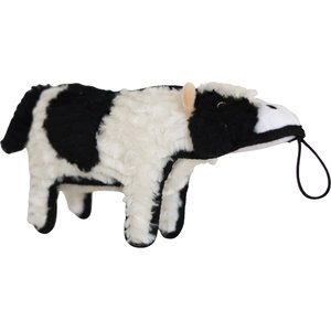 SteelDog USA Ruffian Hoofer Cow Plush Dog Toy