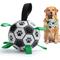 Show in main carousel: Nocciola Soccer Ball with Straps Dog Toy, Black/White, Large slide 1 of 8