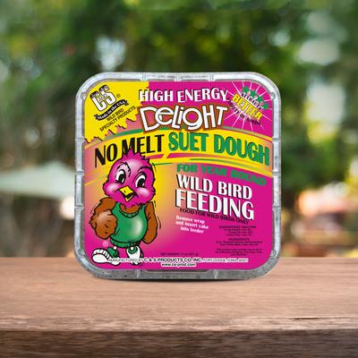 Show full view: C&S High Energy Delight No Melt Suet Dough Wild Bird Food, case of 8 slide 8 of 12