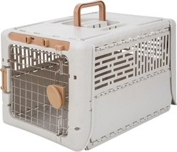 SportPet Designs Collapsible Dog Kennel, Tan, Small: 24-in