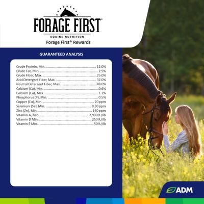 Show full view: ADM Forage First Horse Rewards Apple-Flavor Horse Treats, 3-lb bag slide 4 of 8