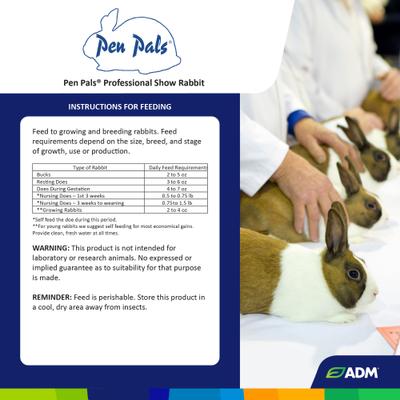 Show full view: ADM Professional Show Rabbit Food, 50-lb bag slide 2 of 8