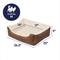 Show in main carousel: Frisco Faux Suede Bolster Cat & Dog Bed, Brown, Medium slide 2 of 10
