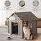 Show in main carousel: KAMABOKO Outdoor & Indoor Waterproof Ventilated Dog House with Window, 36.2 x 39 x 39-in, Grey slide 3 of 8
