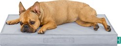 FurHaven Premium Indoor/Outdoor Orthopedic Deluxe Mattress Flat Dog Bed, Gray Mist, Medium: 30-in